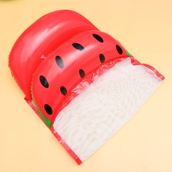 WHAMVOX 1pc Water Floating Bed Inflatable Hammock Summer Swimming Pool Floating Mat Swimming Ring (Watermelon Pattern)
