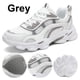 thumbnail image 5 of COMENDIDAS Sneakers Women Lace-Up Plataforma para interiores al aire libre, 5 of 9