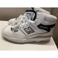 thumbnail image 1 of New Balance Men's 650R Sneaker White Black Shoes BBB650RWH US Size 9, 1 of 5