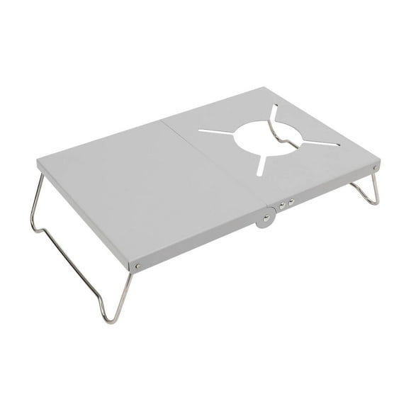 Camping Stove Folding Table with Heat Shield and Strong Bearing Capacity