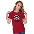 thumbnail image 4 of Bad Moms Club Funny Mothers Day Skull Womens Fitted Plus Size Graphic Tee Brisco Brands 2X, 4 of 4