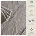 thumbnail image 3 of 8 Pack de servilletas de tela individual para mesa, de lino 100% algodón, 3 of 5