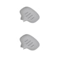 thumbnail image 1 of Drenaje de PP Cateissary con platos de baño de succión de silicona gris 2piezas, 1 of 6