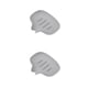 thumbnail image 1 of Drenaje de PP Cateissary con platos de baño de succión de silicona gris 2piezas, 1 of 6