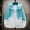 Green, variant on Mqqzkk Oversized Hooded Jackets Gradient Color Block Coats Mens Full Zipper Jacket Lightweight Fishing Hiking Shirts