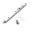 10 inch-steel color, variant on 304 Steel Door Bolt Concealed Bolt for Recessed Entry and Interior Door Hardware
