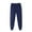 Dark Blue, variant on WERYOUNG Boys Girls Athletic Pants Spring Summer Loose Letter Solid Color Elastic Waist Jogger Pants With Pockets Baby Casual Sports Pants,Black,3-4 Years