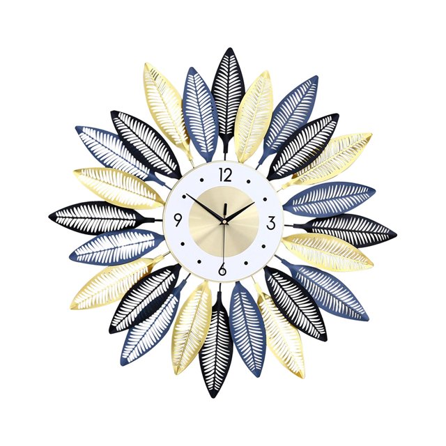 Reloj de pared de metal ahuecado, decoración sin tictac, relojes de pared colgantes silenciosos para el hogar, para dormitorio, baño, cocina, , , 70CMX70CM BLESIY Reloj de pared
