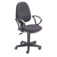 thumbnail image 3 of Interion Multifunctional Chair With Mid Back Fixed Arms Fabric Black, 3 of 4