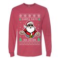 thumbnail image 2 of Wild Bobby Santa Says 6 7 Meme Sweater | Holiday Men Long Sleeve Shirt, 2 of 5