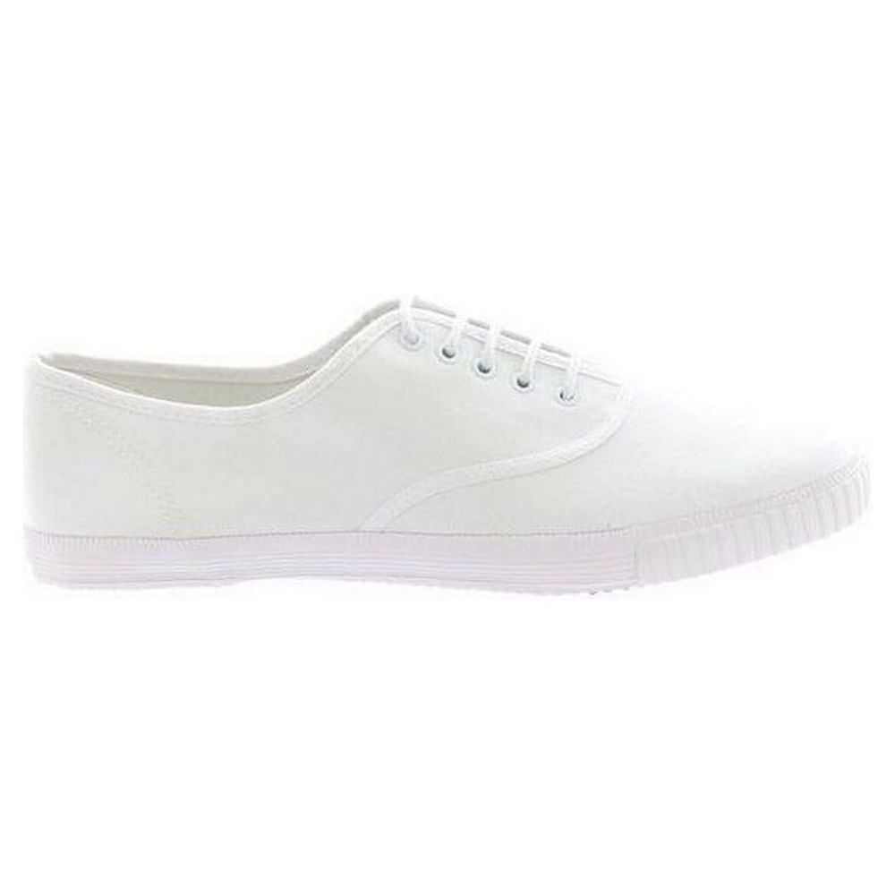 Dek Kids  Junior Lace White Canvas Gym Sneakers - image 2 of 6