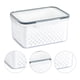 thumbnail image 1 of Contenedores de frutas, caja de cesta de almacenamiento de drenaje, suministros de cocina, contenedores de almacenamiento de alimentos, eficiencia óptima, 1 of 8