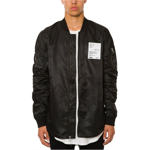 Jaywalker Mens LS Bomber Jacket Negro X Large Jaywalker Chaqueta de bombardero Bodega Aurrera en linea