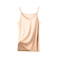 thumbnail image 2 of ALLLIST Womens Summer Tops Beige Sleeveless V-Neck Solid Cami Tank Tops Women Tank Tops XXXXL, 2 of 3
