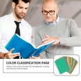 thumbnail image 5 of Pawsdot Assorted Color Plastic Insertable Dividers for Binders Clear Document Classification, 5 of 7