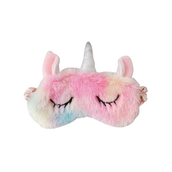 Mascarilla para dormir con diseño de unicornio y helado para mujeres, niñas y niños, ideal para el hogar y viajes