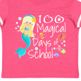 thumbnail image 4 of Inktastic 100 Magical Days of School with Blue Mermaid and Fish Boys or Girls Toddler T-Shirt, 4 of 5