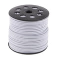 thumbnail image 2 of yuksok Korean PU Leather String Rope Flat Cord Thread 2.6mm - White, 2 of 7