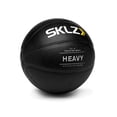 thumbnail image 1 of Balón de baloncesto de entrenamiento pesado SKLZ de 3 libras, piel sintética negra, 1 of 6