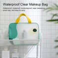 thumbnail image 2 of Bolsa de maquillaje de viaje, bolsa organizadora de cosméticos de maquillaje transparente impermeable, bolsa de cosméticos de viaje portátil para mujeres y hombres, 2 of 3
