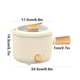 thumbnail image 3 of Electrodomésticos Mini olla para cocinar fideos ramen Olla multifuncional para cocinar pasta y sopa Olla portátil con sobrecalentamiento Cocina eléctrica, 3 of 6