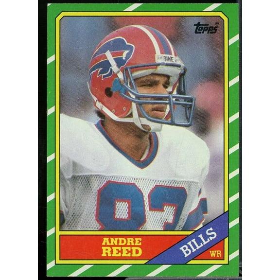Andre Reed Rookie Card 1986 Topps #388