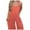 Orange, variant on Summer Romper for Women Strappy Athletic Romper Solid Color Fashion Overall Sleeveless Casual Button Wide Legs Rompers Jumpers with Pockets