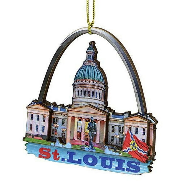 3D Saint Louis Christmas Ornament