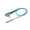 Aqua, variant on Shires Narrow Padded Leather Dog Lead Pink 1.5CM