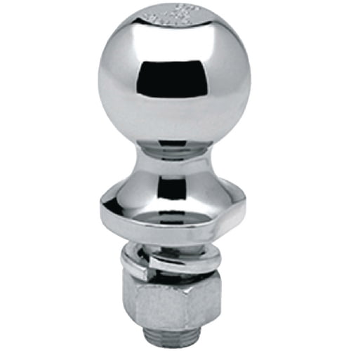 Reese 63884 Packaged Class I Hitch Ball, Chrome - 1-7/8" Ball x 1" x 2-1/8", 2,000 lbs.