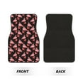 thumbnail image 2 of Vsdgher New Year Flamingo Car Foot Mat Set of 4 Pieces Universal Floor Liner Car Accessories Fits Most Cars, Trucks, Vans, sedans, SUV, 2 of 7