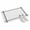 White, variant on Pure Light Grey Door Mat Indoor Outdoor Entrance, Non Slip Rug for Kitchen Bathroom Entryway Rug, Simple Solid Color Washable Doormat Floor Mat for Office Home Decor 24x36 Inch