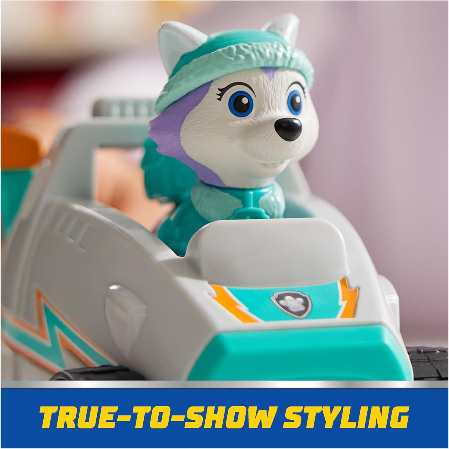 Paw Patrol, Everest’s Snow Plow, Toy Vehicle with Collectible Action Figure