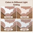 thumbnail image 7 of Design&I 8'x10' Washable Area Rug Sleek Flatweave Pet Friendly Faded Terracotta Beige Accent Bordered Vintage Design Rectangle for King Size Bedroom, Under Bed, 7 of 7
