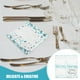 thumbnail image 5 of KAKOWELY 40 servilletas desechables de papel de aluminio plateado con lunares azules y feliz cumpleaños, para bar, fiesta de cumpleaños, cenas, bodas, baby showers y fiestas., 5 of 5
