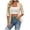 Khaki, variant on Women's Hollow Eyelet Cardigan Lapel 3/4 Sleeve Open Front Loose Shrug Lightweight Business Casual Jacket Spring Fall office Tops White