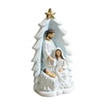 thumbnail image 4 of Jesús Estatua Decoración Religiosa Escultura Nacimiento Ornamento Familia Sagrada Resina Ligera Adecuado para Sala Oficina Regalo Religioso, 4 of 9