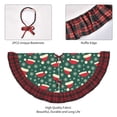 thumbnail image 4 of Kdxio Santa Hat Joy Green Festive Print Christmas Tree Skirt Christmas Xmas Tree Skirts Mat for New Year Holiday Christmas Party Decorations-30", 4 of 6