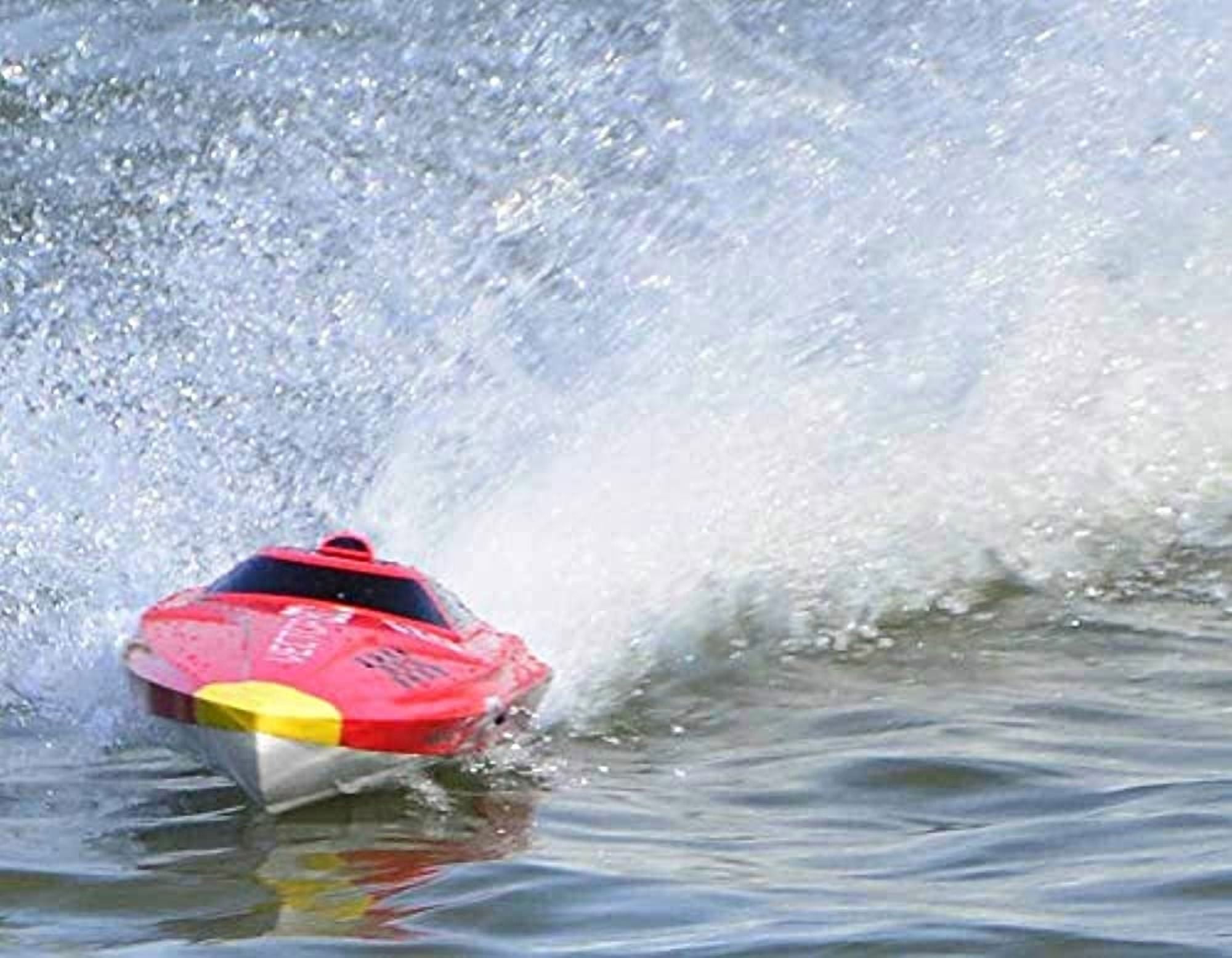 FMTStore 2 4Ghz Radio Control Control Vector 80 cm Super High Speed Race Boat ABS Unibody RC ARTR w ESC Brushless Motor v798 1