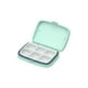thumbnail image 2 of Kearding Caja de almacenamiento de medicamentos portátil para diario, práctico y esencial para viajes de salud, pastillero portátil Almacenamiento y organización del hogar verde seis cuadrícula, 2 of 6