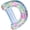 Tropical Flamingo, variant on Pool Floats Adult, Inflatable Pool Float Chair with Cup Holder and Handles, U Shaped Floating Lounge Seat for Pool Lake Beach Party, 39 x 30 in, 220 lb