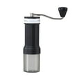 thumbnail image 2 of Molinillo de café con manivela, 40 niveles, configuraciones externas ajustables, compacto, ahorra esfuerzo, vierte sobre él para regalos de camping. Negro, 2 of 8