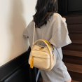 thumbnail image 2 of Women's Elegant Solid Color Shoulder Bag Fashionable Zipper Crossbody Bags Soft Top Handle Handbag Purse, 2 of 6