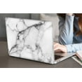 thumbnail image 5 of KSK KAISHEK Compatible Old MacBook Pro 13 inchs Case Early 2015/2014/2013/Late 2012 Rel. Model A1425 A1502, Plastic Hard Shell + Black Keyboard Cover, Marble A 266, 5 of 5