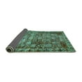 thumbnail image 2 of Ahgly Company Indoor Square Persian Turquoise Blue Traditional Area Rugs, 5' Square, 2 of 4