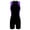 Purple, variant on Yeahdor Womens One-piece Swimming Jumpsuit Romper Front Zipper Athletic Bodysuit Jumpsuit