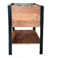 thumbnail image 1 of Grapevine Urban Garden Tall FSC Recycled Wood Planter with Shelf, Square, Natural Brown, 1 of 8