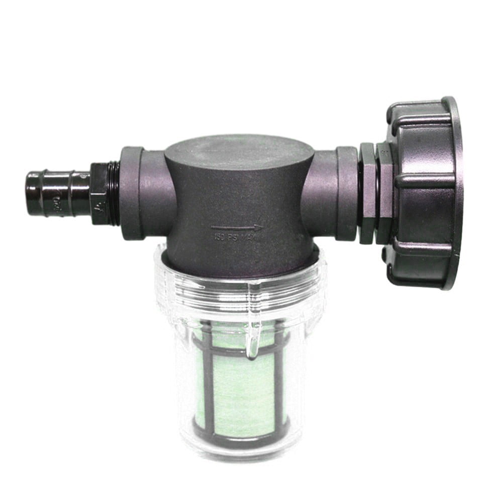 1x IBC Rain Barrel Filter Hose Connector Water 100 Mesh Stainless Steel Strainer