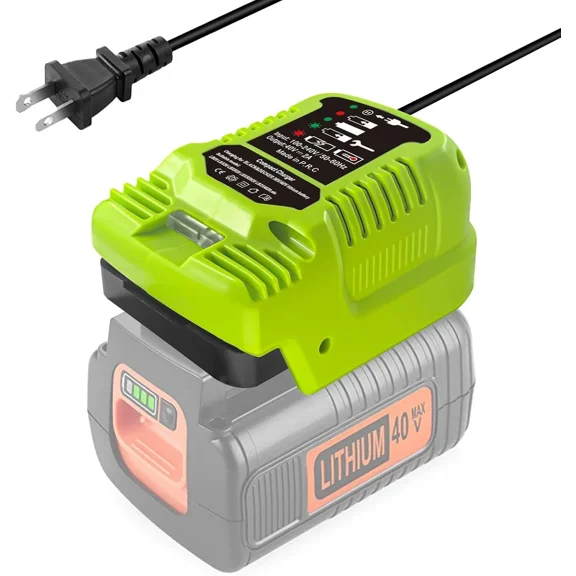 Mini Charger for Black and Decker 36V 40V Battery  LBXR36 LBX36 LBXR2036 LBX2040