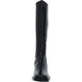 thumbnail image 3 of Sam Edelman Womens Tamea Leather Square Toe Knee-High Boots Black 8 Medium (B,M), 3 of 5
